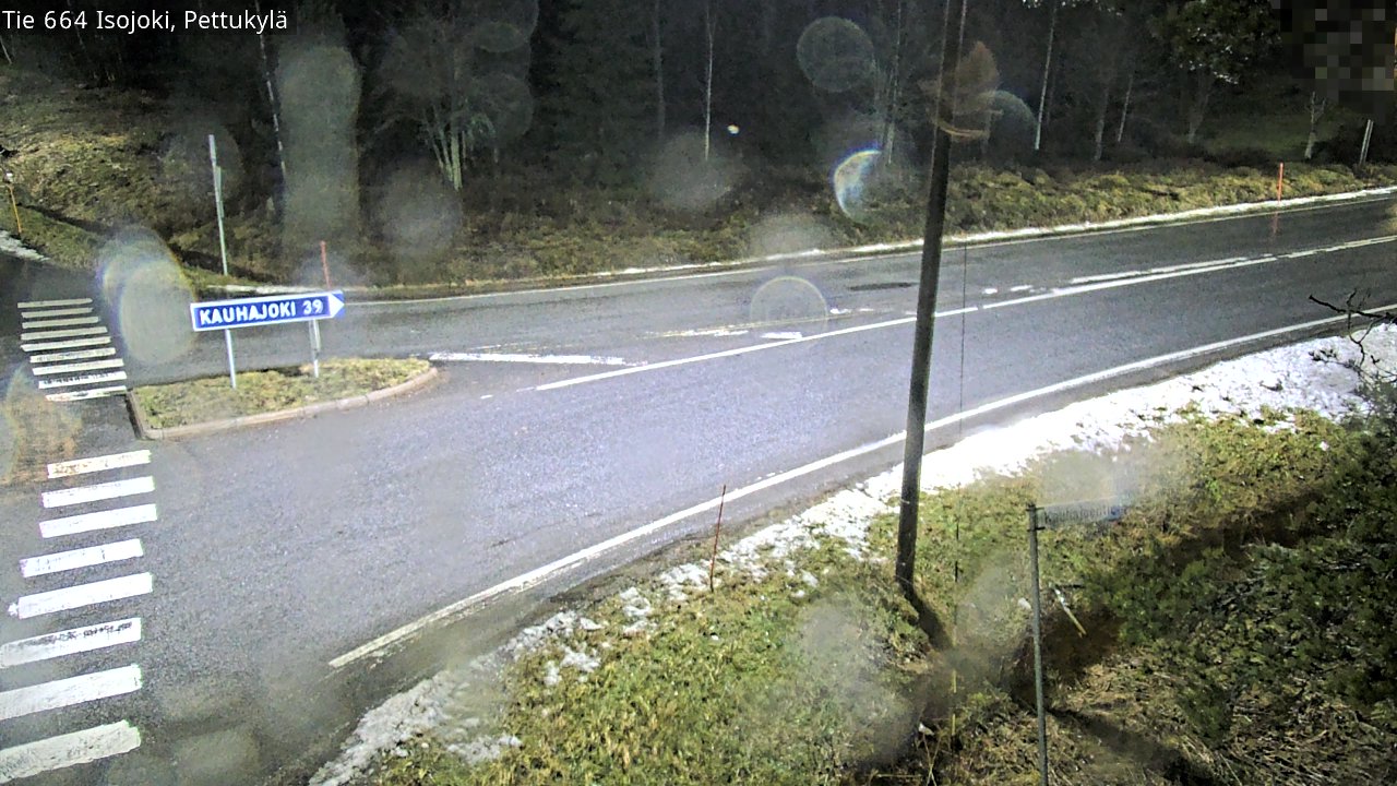 Weather Camera Image Road 664 Isojoki Pettukylä, Isojoki, Etelä-Pohjanmaa