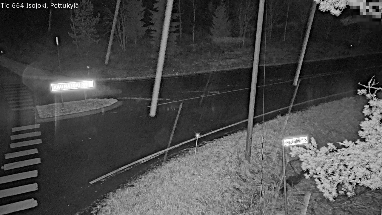 Weather Camera Image Väg 664 Storå Pettukylä, Isojoki, Etelä-Pohjanmaa