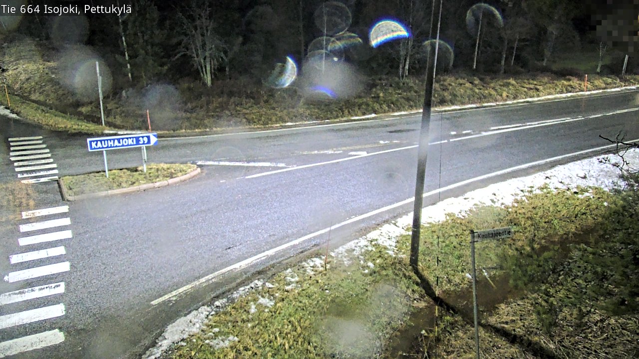 Weather Camera Image Road 664 Isojoki Pettukylä, Isojoki, Etelä-Pohjanmaa