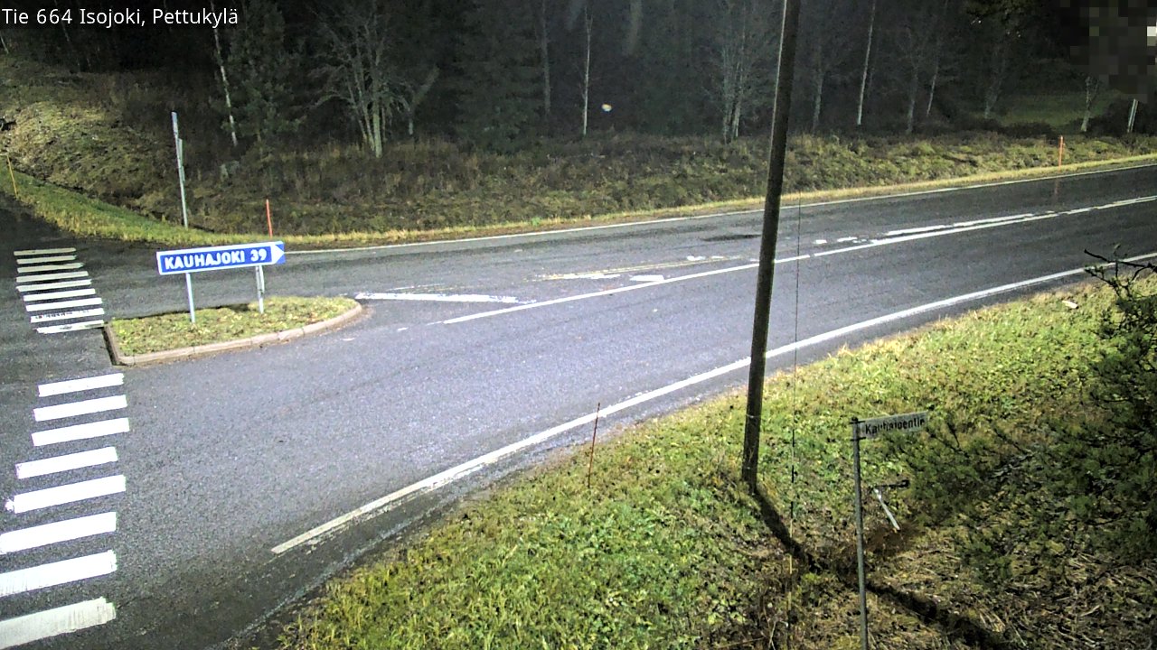 Weather Camera Image Road 664 Isojoki Pettukylä, Isojoki, Etelä-Pohjanmaa