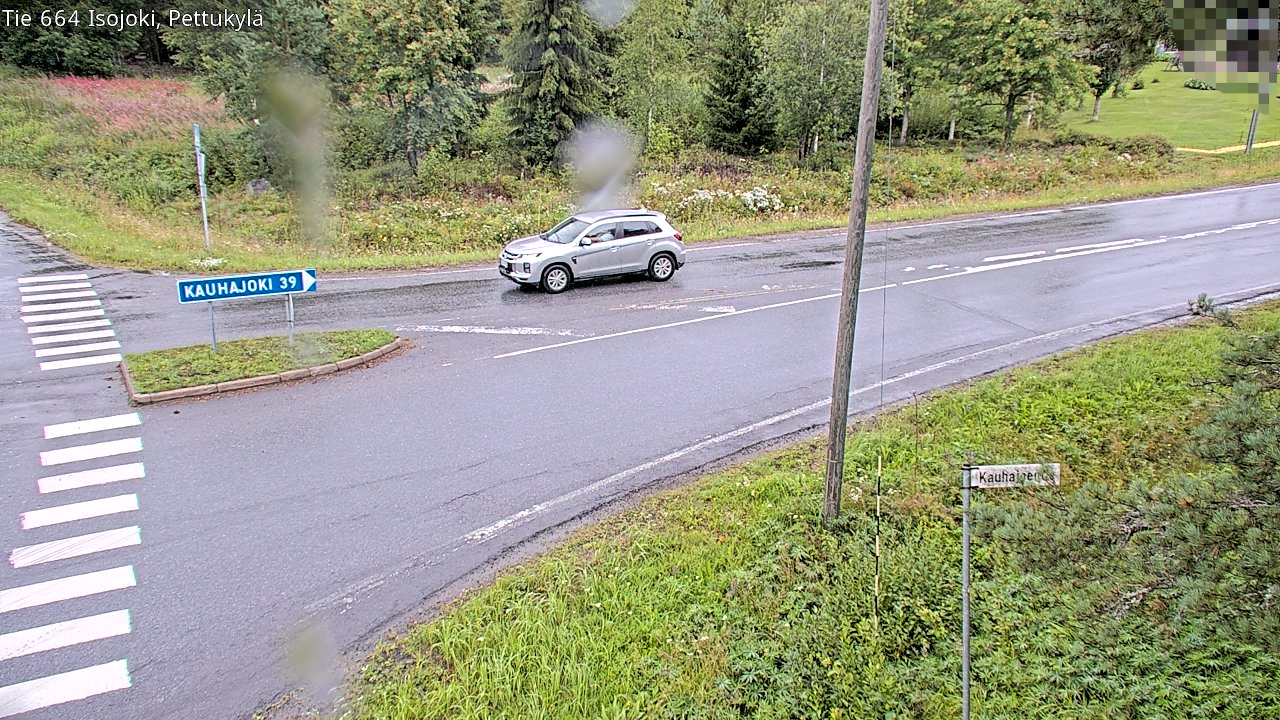 Weather Camera Image Road 664 Isojoki Pettukylä, Isojoki, Etelä-Pohjanmaa