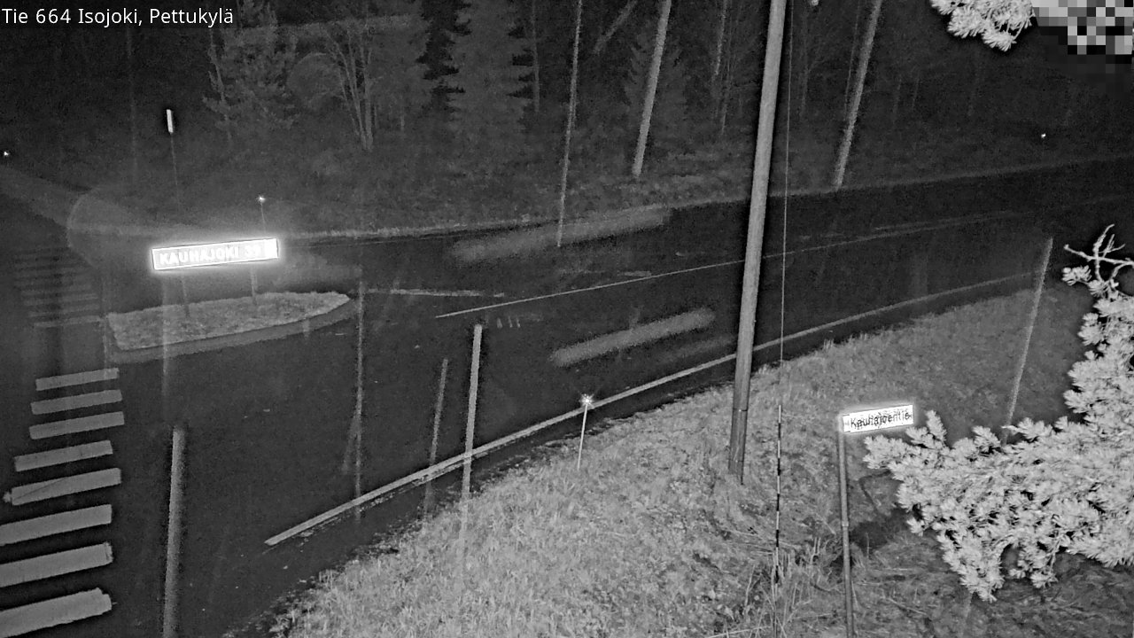 Weather Camera Image Väg 664 Storå Pettukylä, Isojoki, Etelä-Pohjanmaa