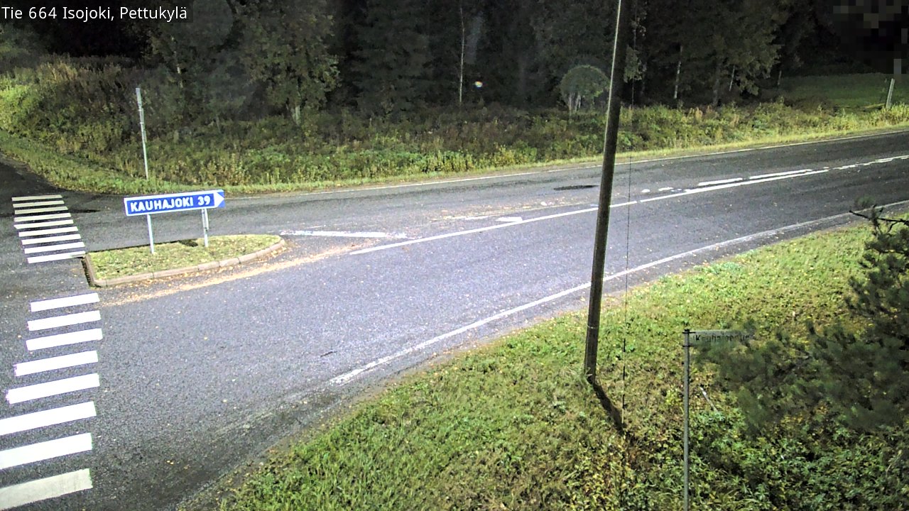 Weather Camera Image Road 664 Isojoki Pettukylä, Isojoki, Etelä-Pohjanmaa