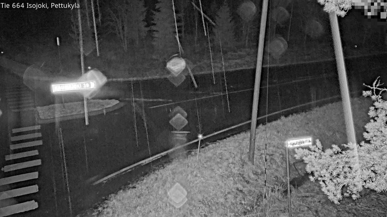 Weather Camera Image Väg 664 Storå Pettukylä, Isojoki, Etelä-Pohjanmaa