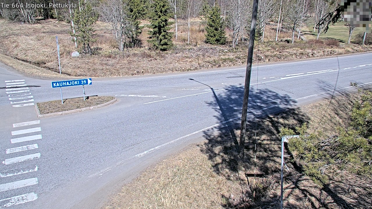 Weather Camera Image Väg 664 Storå Pettukylä, Isojoki, Etelä-Pohjanmaa