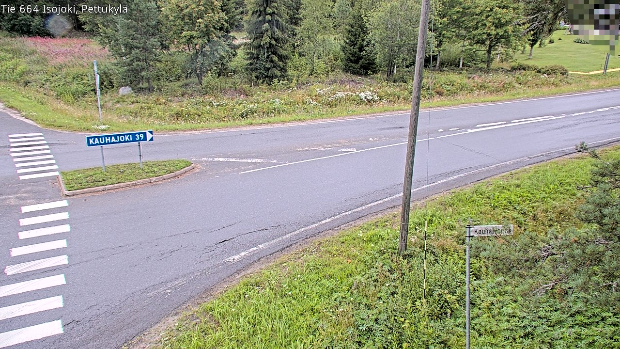 Weather Camera Image Road 664 Isojoki Pettukylä, Isojoki, Etelä-Pohjanmaa