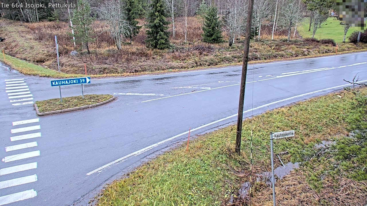 Weather Camera Image Väg 664 Storå Pettukylä, Isojoki, Etelä-Pohjanmaa