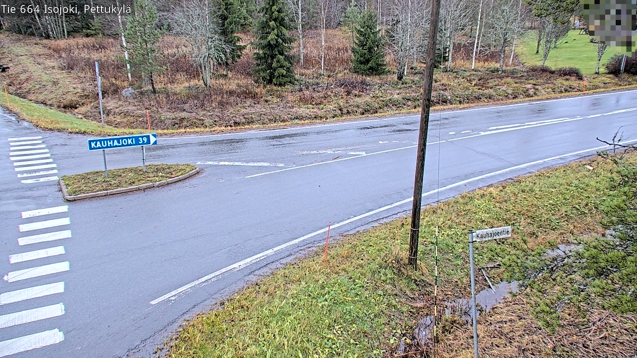 Weather Camera Image Väg 664 Storå Pettukylä, Isojoki, Etelä-Pohjanmaa