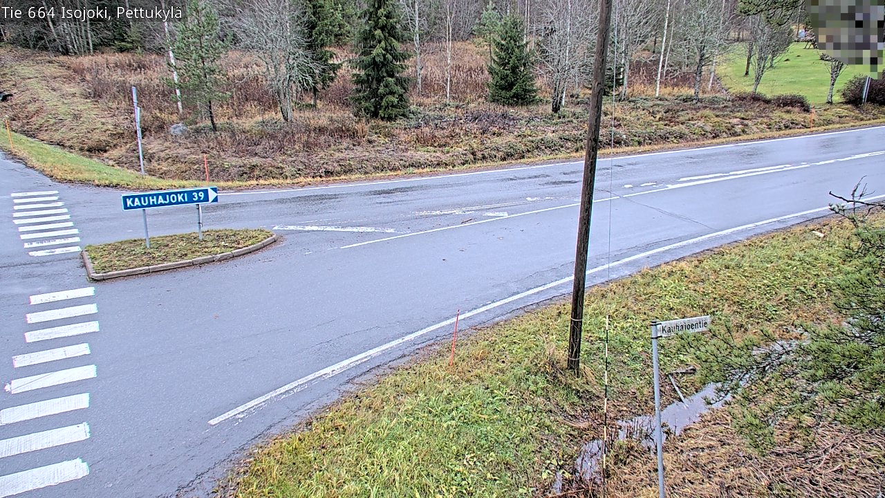 Weather Camera Image Väg 664 Storå Pettukylä, Isojoki, Etelä-Pohjanmaa