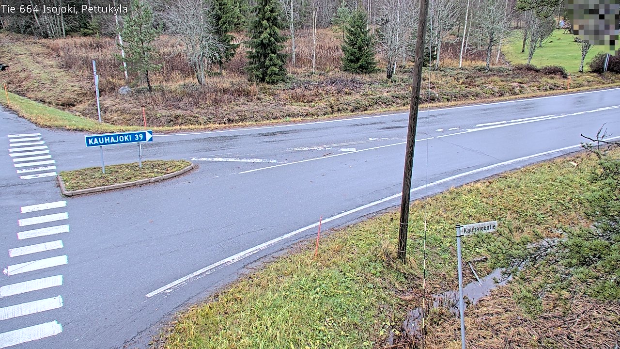 Weather Camera Image Väg 664 Storå Pettukylä, Isojoki, Etelä-Pohjanmaa