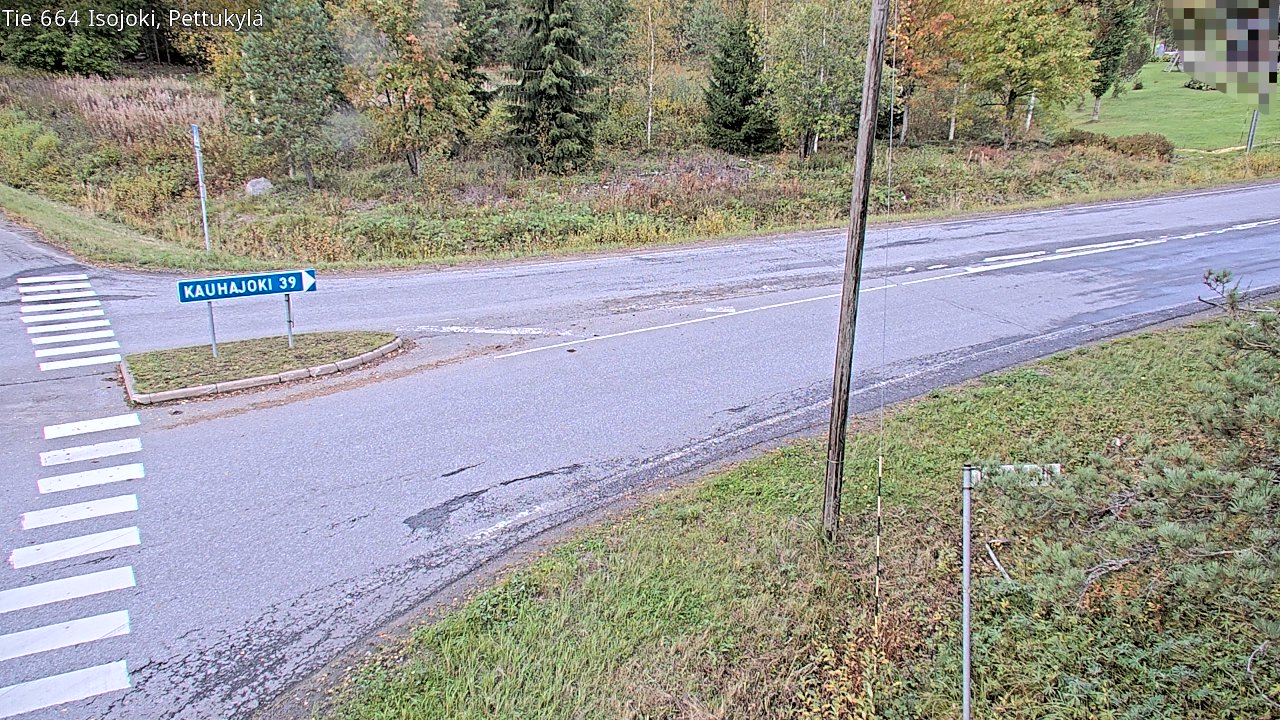 Weather Camera Image Road 664 Isojoki Pettukylä, Isojoki, Etelä-Pohjanmaa