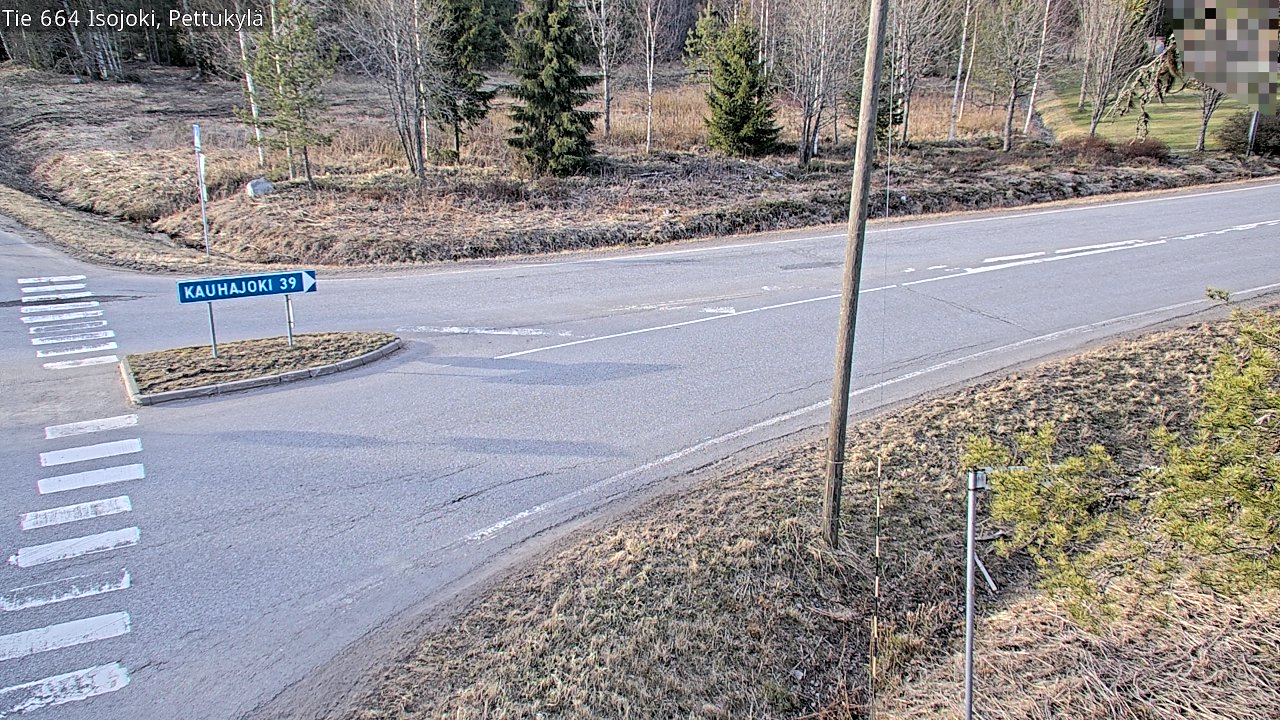 Weather Camera Image Väg 664 Storå Pettukylä, Isojoki, Etelä-Pohjanmaa