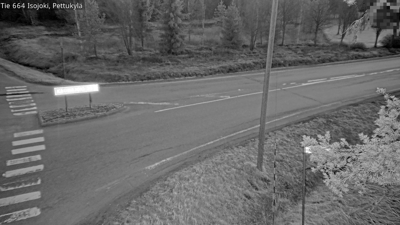Weather Camera Image Road 664 Isojoki Pettukylä, Isojoki, Etelä-Pohjanmaa