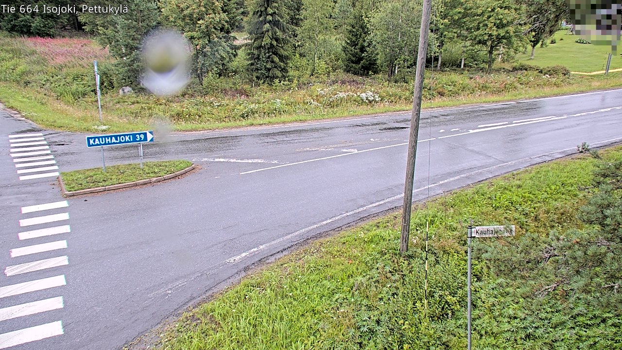 Weather Camera Image Road 664 Isojoki Pettukylä, Isojoki, Etelä-Pohjanmaa