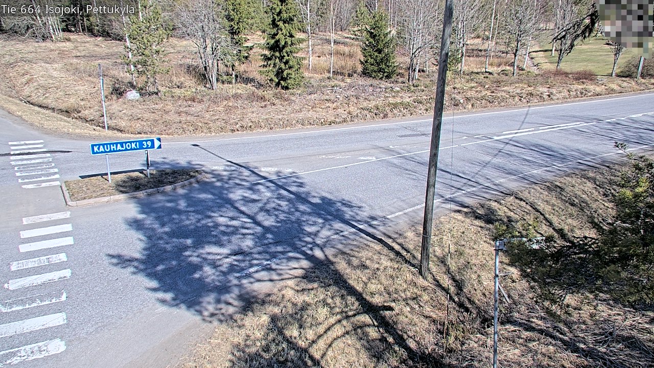 Weather Camera Image Väg 664 Storå Pettukylä, Isojoki, Etelä-Pohjanmaa