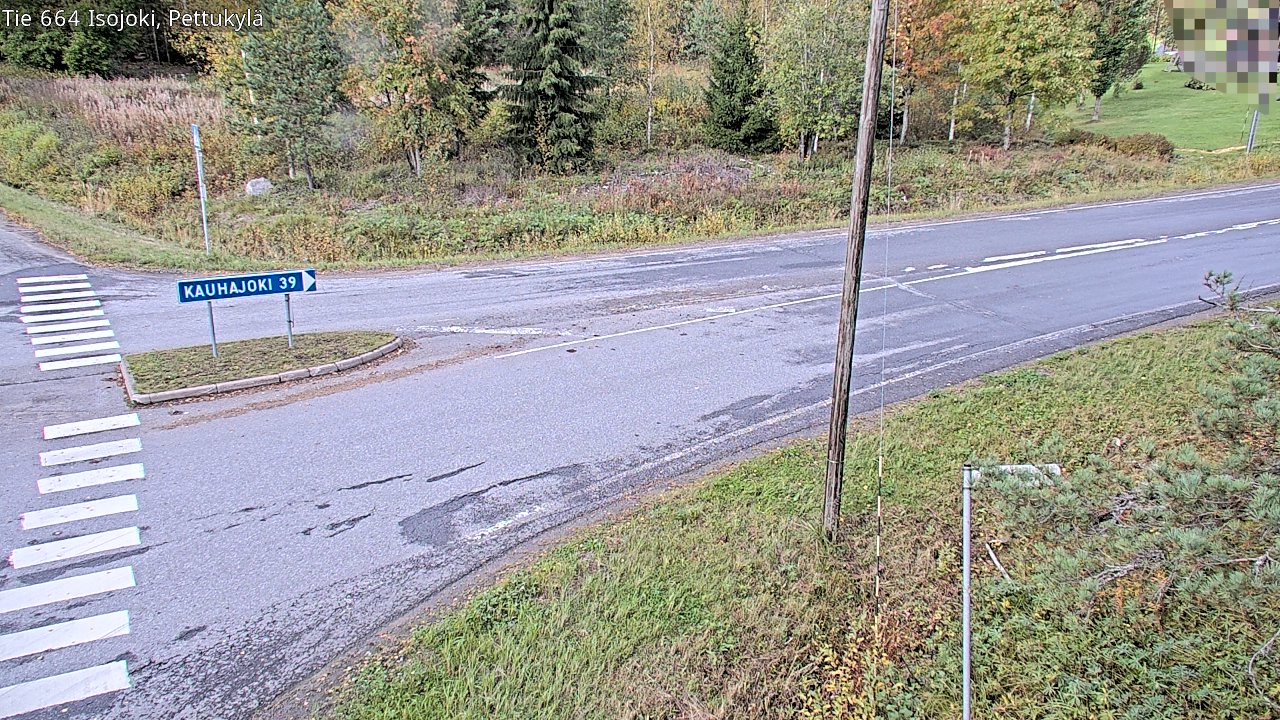 Weather Camera Image Road 664 Isojoki Pettukylä, Isojoki, Etelä-Pohjanmaa