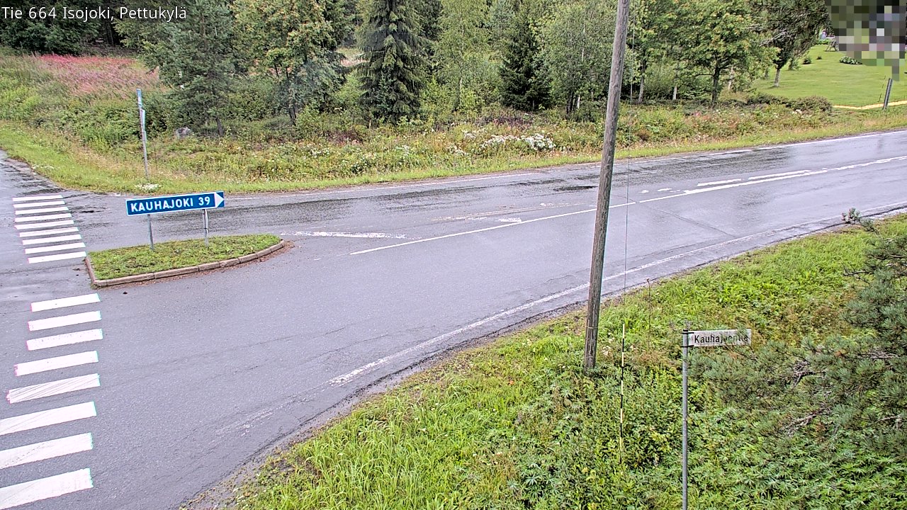 Weather Camera Image Road 664 Isojoki Pettukylä, Isojoki, Etelä-Pohjanmaa