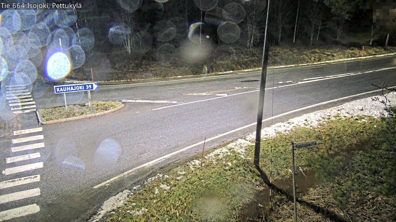 Weather Camera Image Road 664 Isojoki Pettukylä, Isojoki, Etelä-Pohjanmaa
