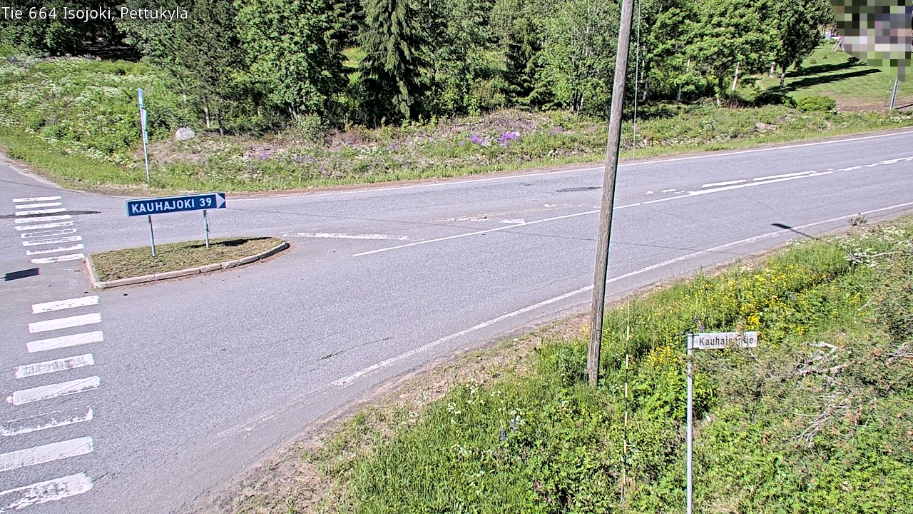 Weather Camera Image Väg 664 Storå Pettukylä, Isojoki, Etelä-Pohjanmaa