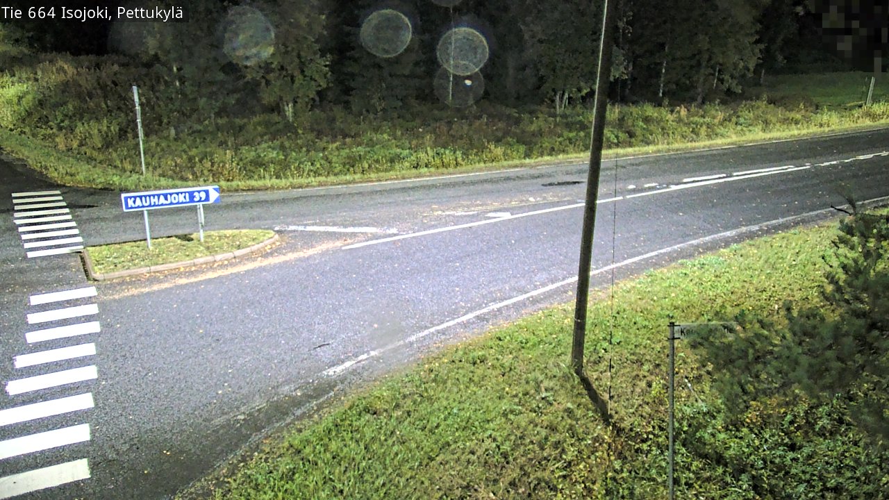 Weather Camera Image Road 664 Isojoki Pettukylä, Isojoki, Etelä-Pohjanmaa