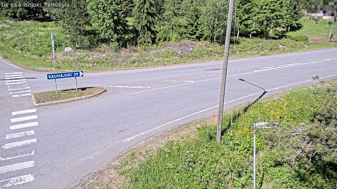 Weather Camera Image Väg 664 Storå Pettukylä, Isojoki, Etelä-Pohjanmaa