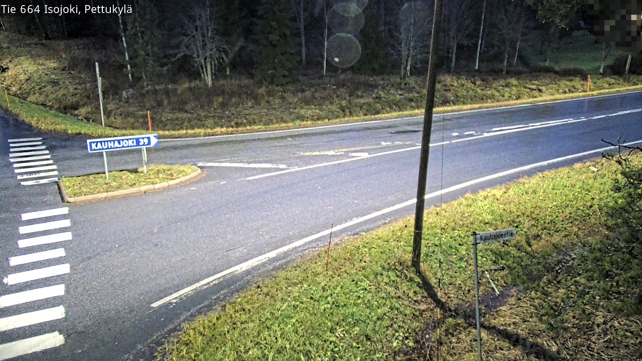Weather Camera Image Väg 664 Storå Pettukylä, Isojoki, Etelä-Pohjanmaa