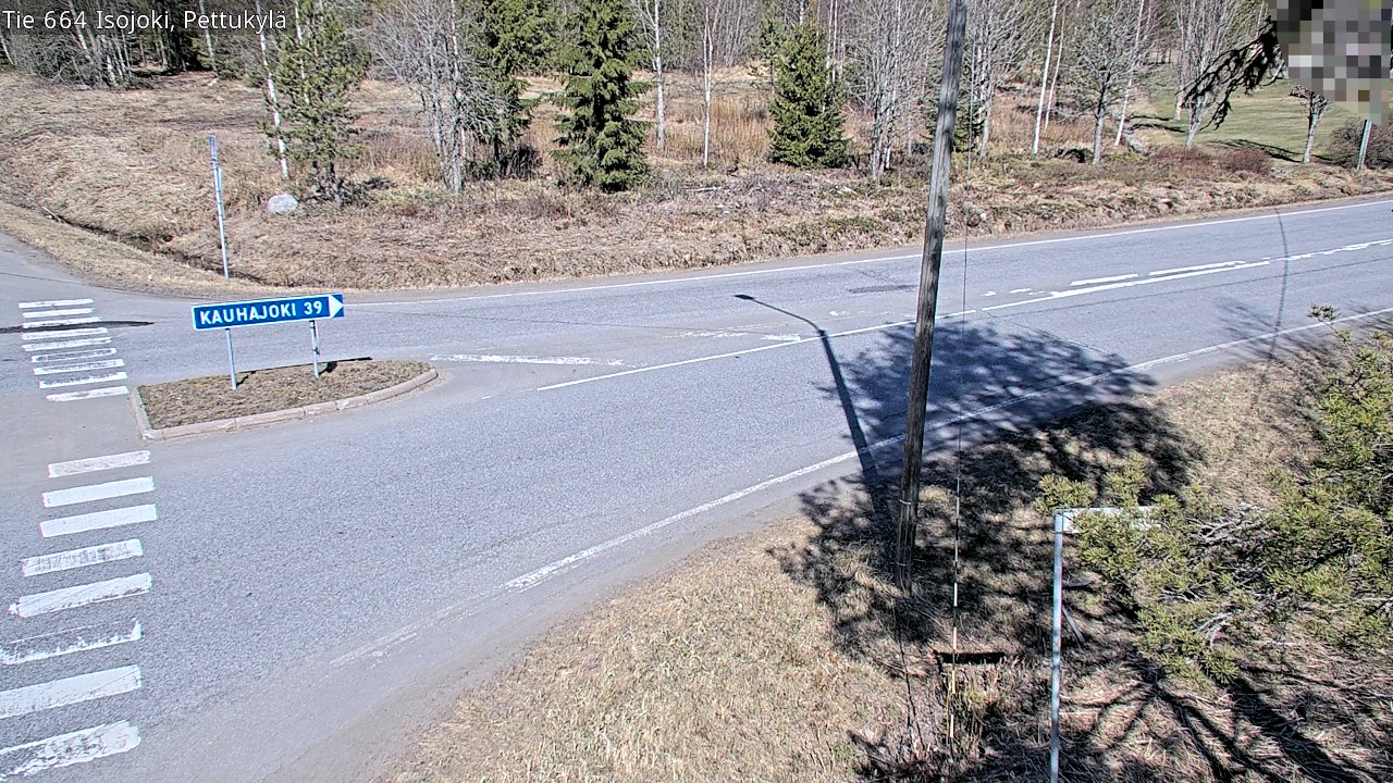 Weather Camera Image Väg 664 Storå Pettukylä, Isojoki, Etelä-Pohjanmaa