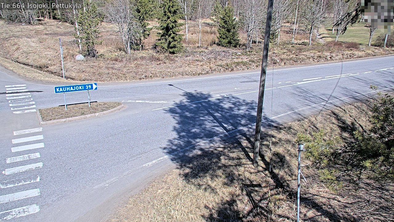 Weather Camera Image Väg 664 Storå Pettukylä, Isojoki, Etelä-Pohjanmaa