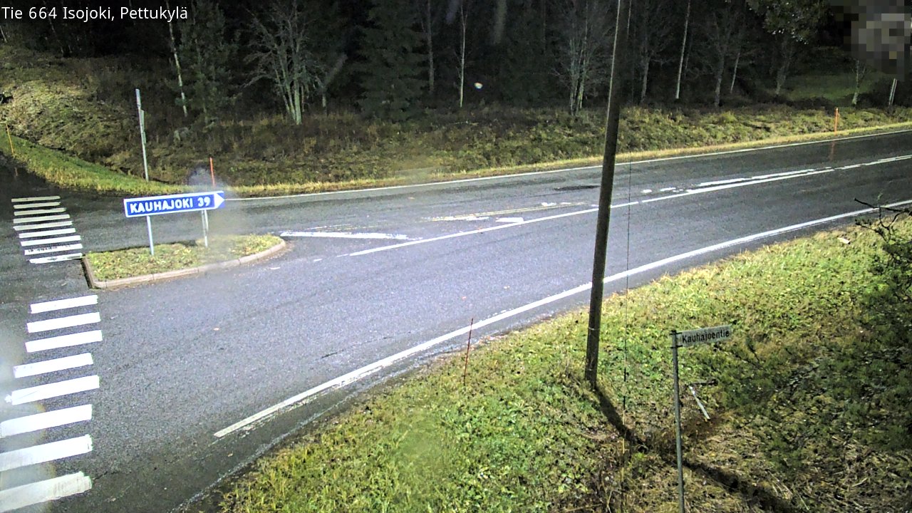 Weather Camera Image Väg 664 Storå Pettukylä, Isojoki, Etelä-Pohjanmaa