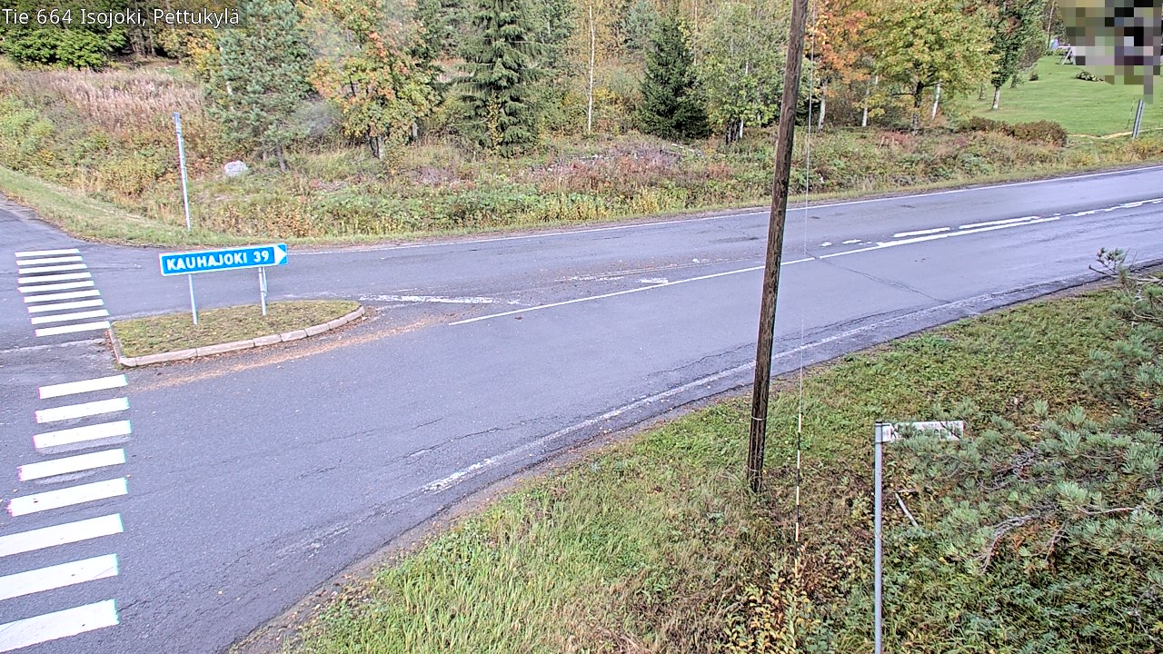 Weather Camera Image Road 664 Isojoki Pettukylä, Isojoki, Etelä-Pohjanmaa