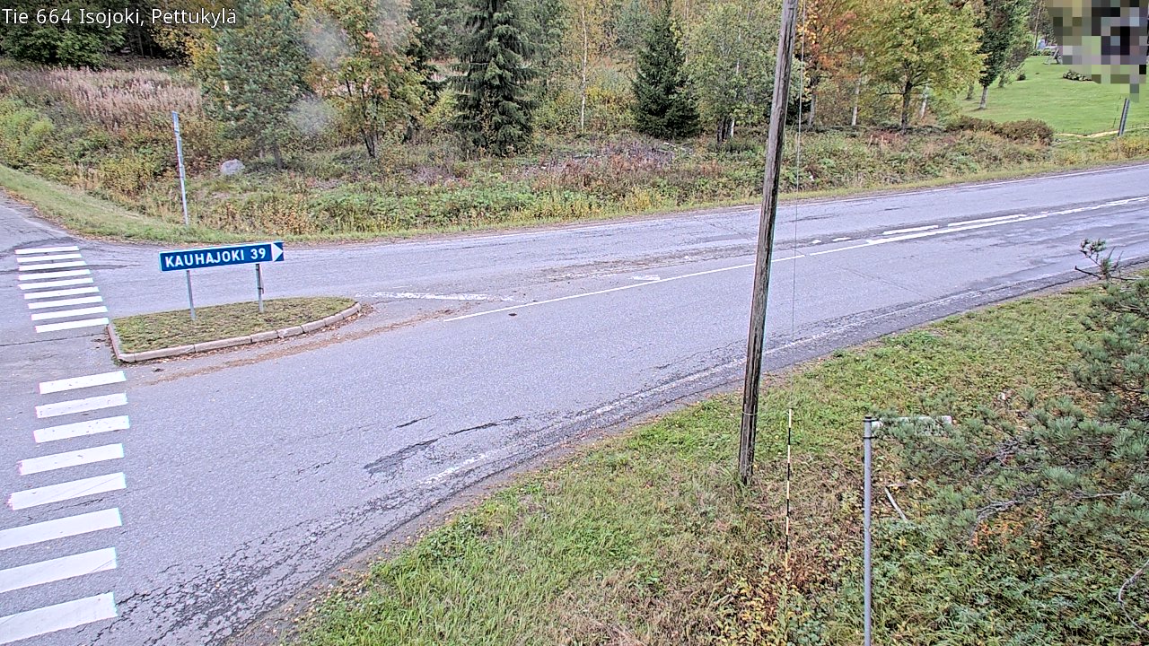 Weather Camera Image Road 664 Isojoki Pettukylä, Isojoki, Etelä-Pohjanmaa