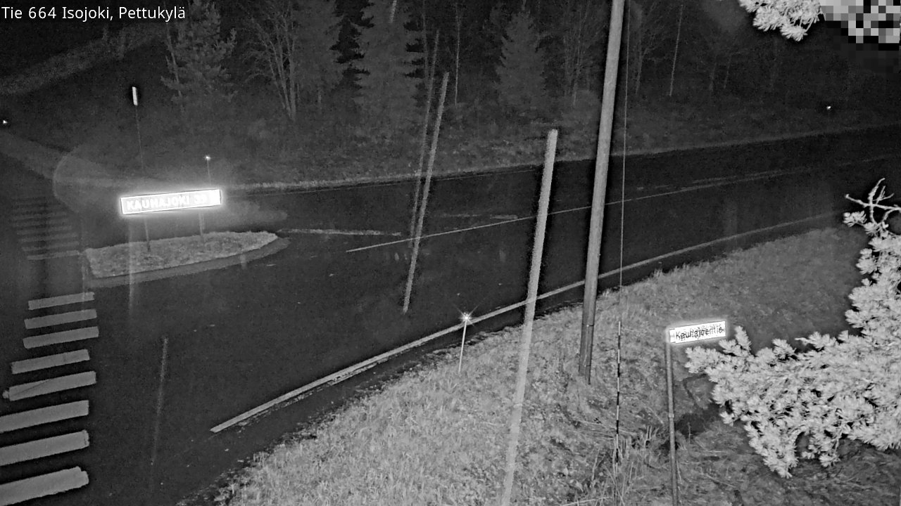 Weather Camera Image Väg 664 Storå Pettukylä, Isojoki, Etelä-Pohjanmaa