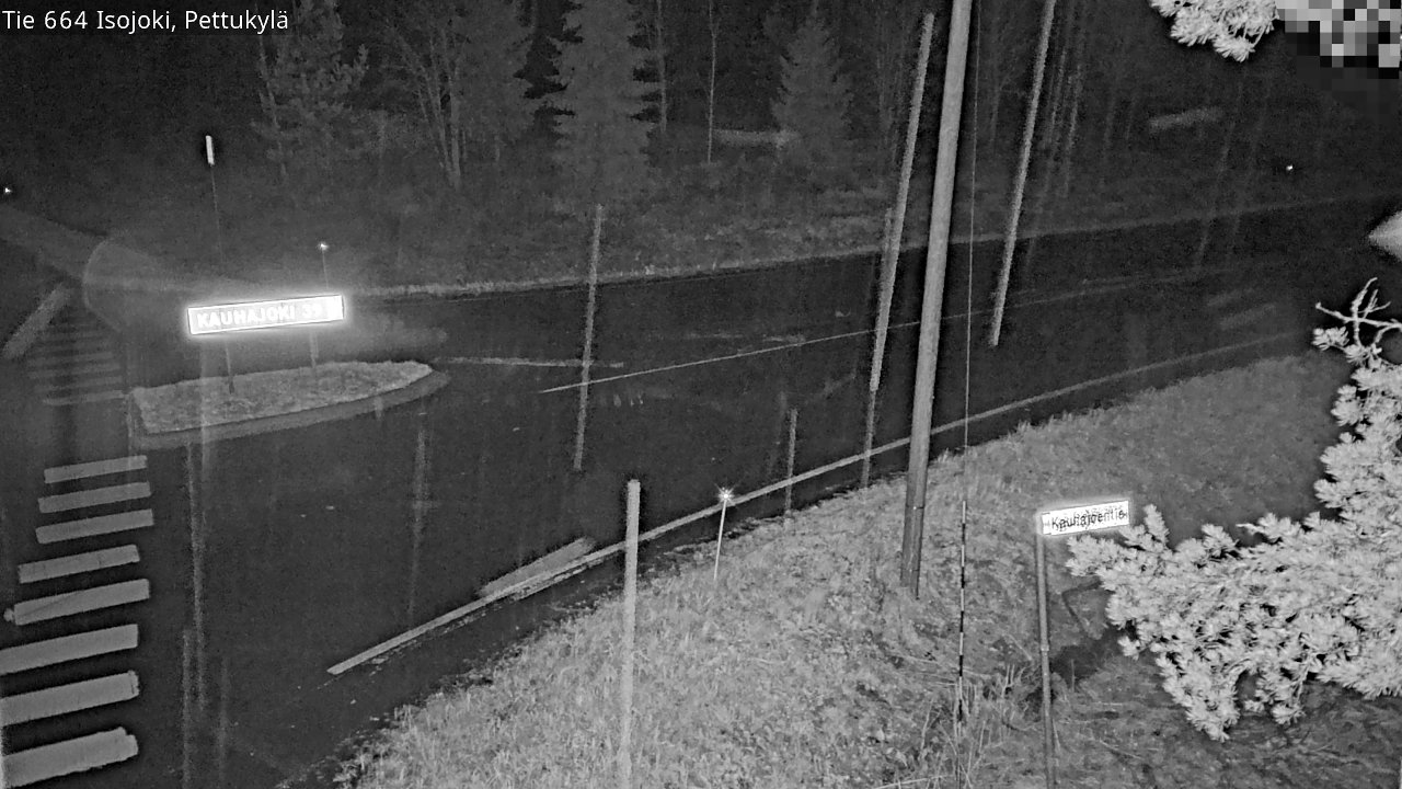 Weather Camera Image Väg 664 Storå Pettukylä, Isojoki, Etelä-Pohjanmaa
