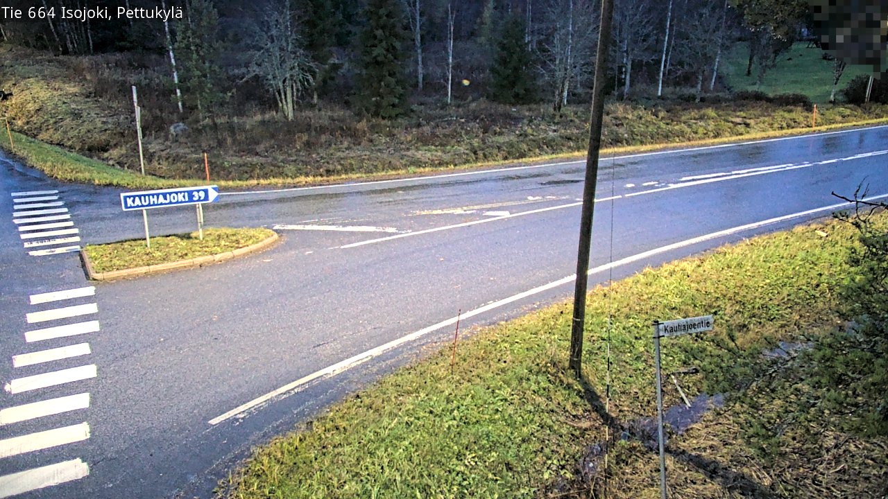 Weather Camera Image Väg 664 Storå Pettukylä, Isojoki, Etelä-Pohjanmaa