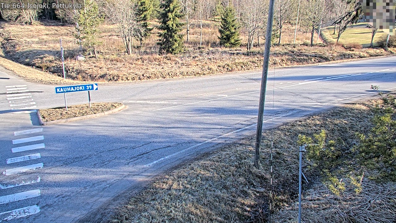 Weather Camera Image Väg 664 Storå Pettukylä, Isojoki, Etelä-Pohjanmaa