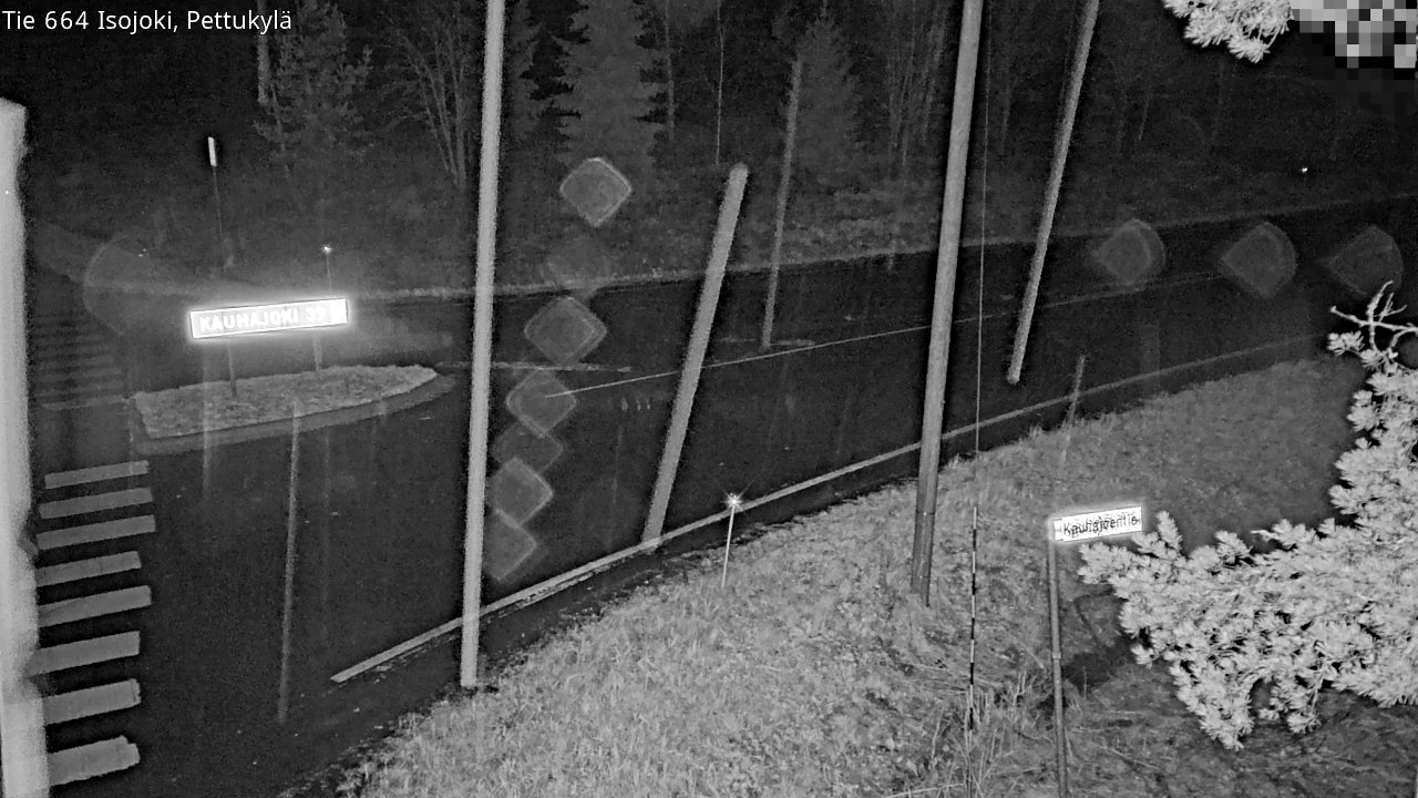 Weather Camera Image Väg 664 Storå Pettukylä, Isojoki, Etelä-Pohjanmaa