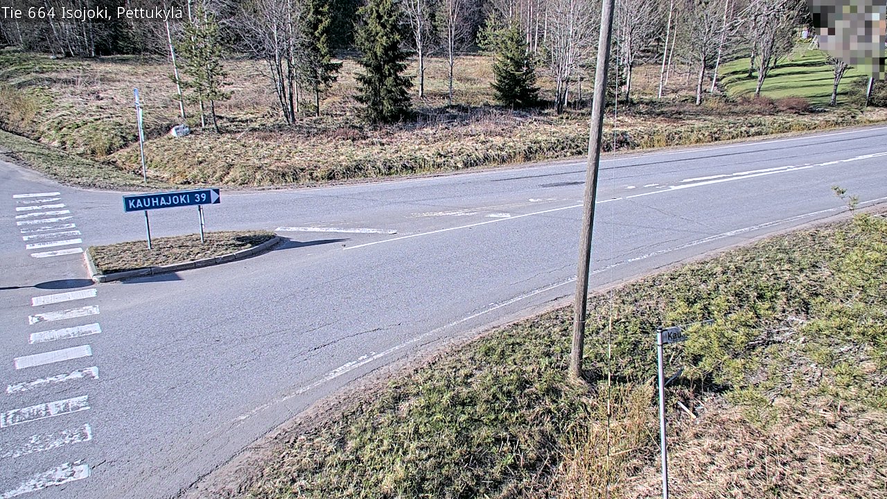 Weather Camera Image Väg 664 Storå Pettukylä, Isojoki, Etelä-Pohjanmaa