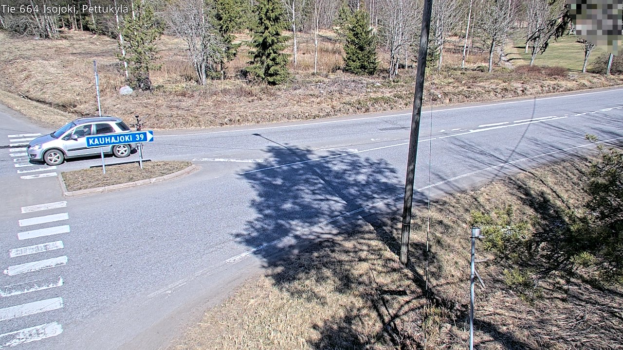 Weather Camera Image Väg 664 Storå Pettukylä, Isojoki, Etelä-Pohjanmaa