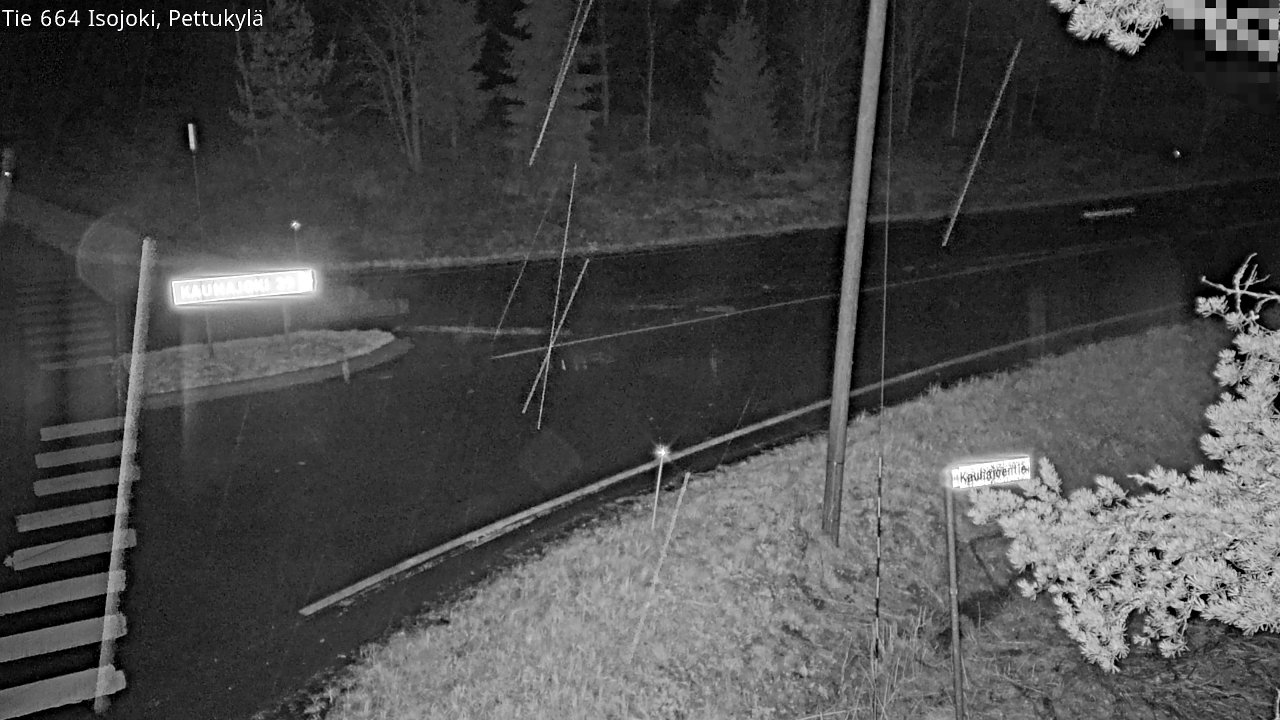 Weather Camera Image Väg 664 Storå Pettukylä, Isojoki, Etelä-Pohjanmaa