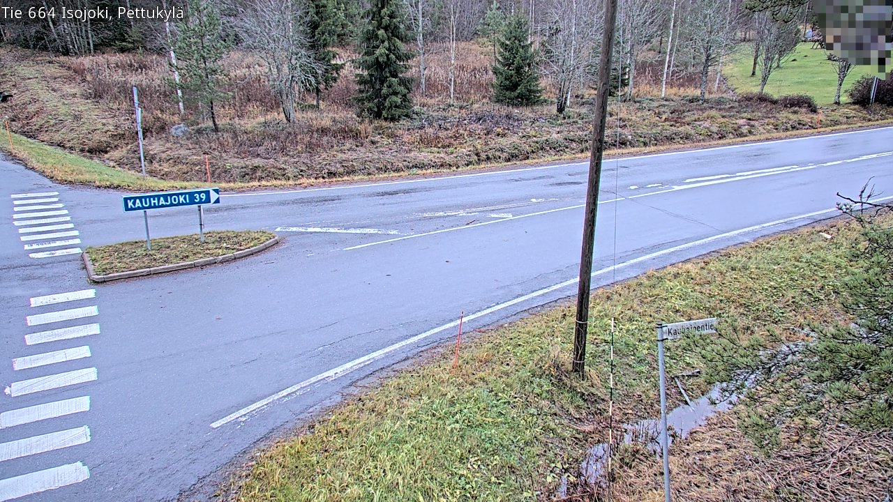 Weather Camera Image Väg 664 Storå Pettukylä, Isojoki, Etelä-Pohjanmaa