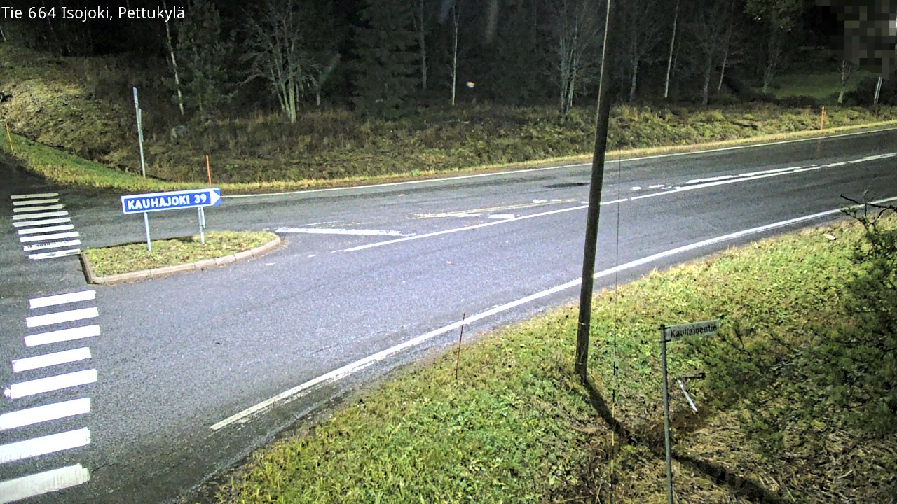 Weather Camera Image Road 664 Isojoki Pettukylä, Isojoki, Etelä-Pohjanmaa