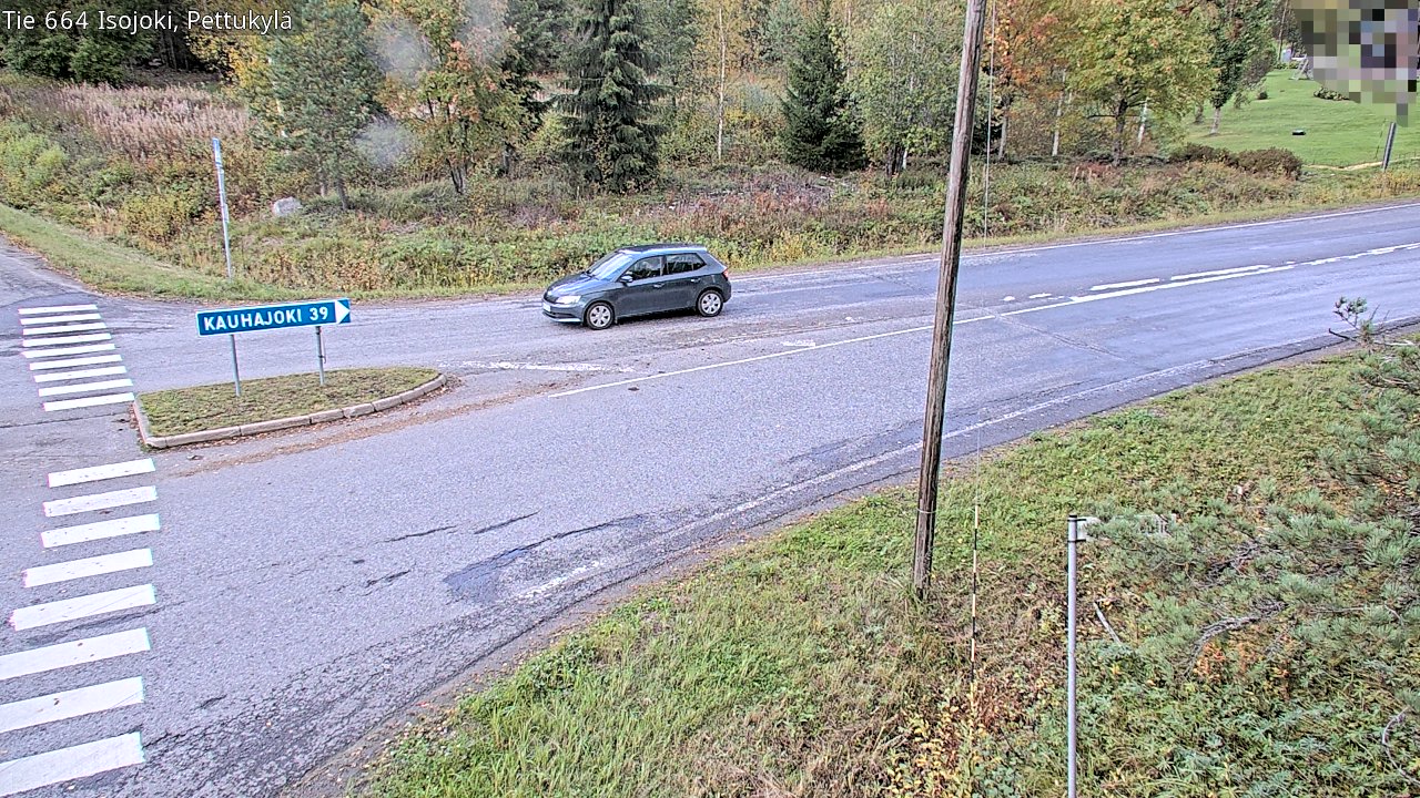 Weather Camera Image Road 664 Isojoki Pettukylä, Isojoki, Etelä-Pohjanmaa