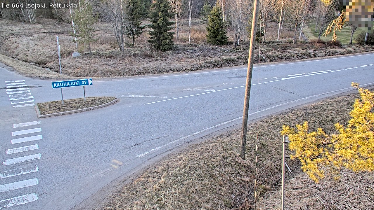 Weather Camera Image Väg 664 Storå Pettukylä, Isojoki, Etelä-Pohjanmaa