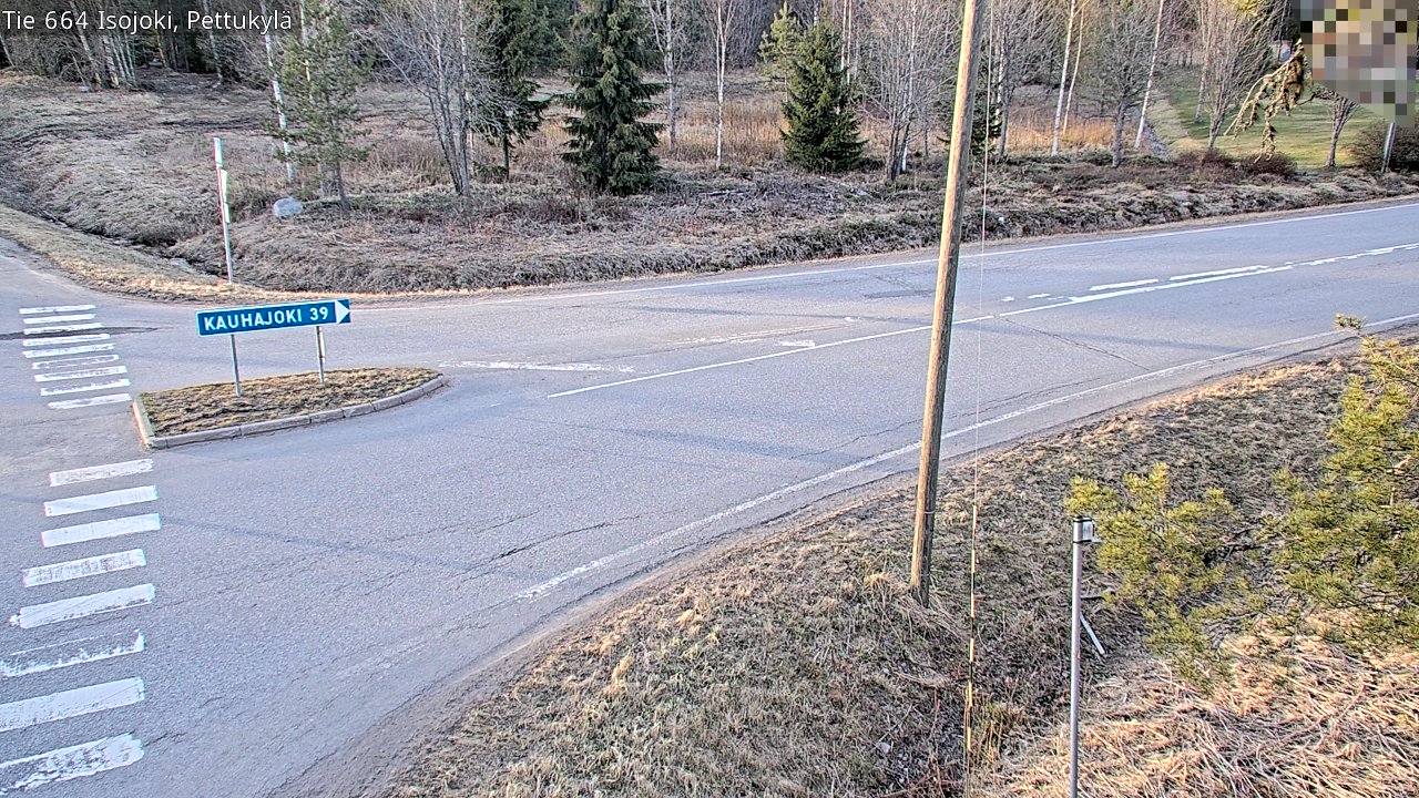 Weather Camera Image Väg 664 Storå Pettukylä, Isojoki, Etelä-Pohjanmaa