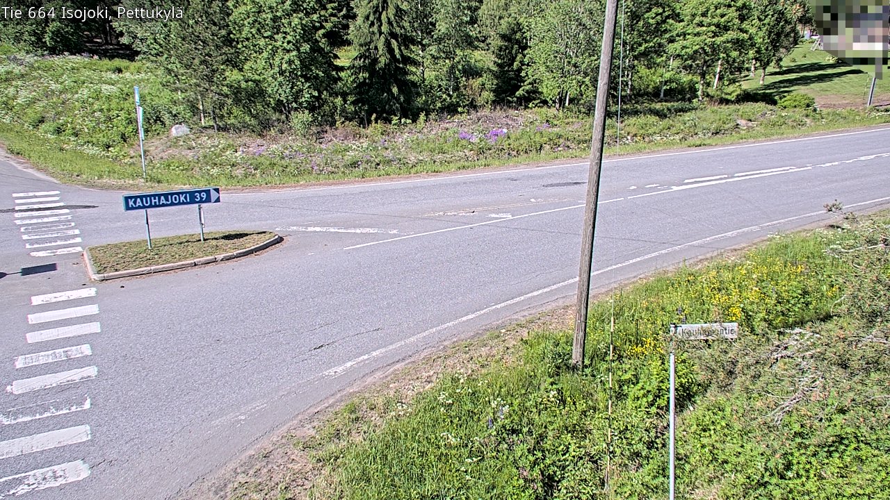 Weather Camera Image Väg 664 Storå Pettukylä, Isojoki, Etelä-Pohjanmaa