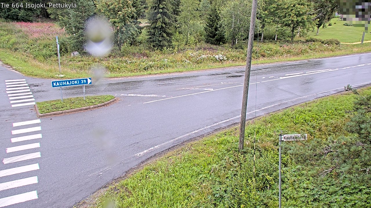 Weather Camera Image Road 664 Isojoki Pettukylä, Isojoki, Etelä-Pohjanmaa