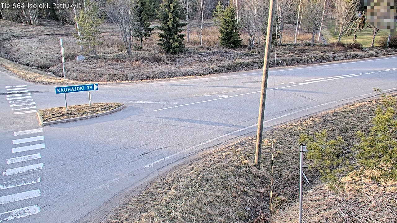 Weather Camera Image Väg 664 Storå Pettukylä, Isojoki, Etelä-Pohjanmaa