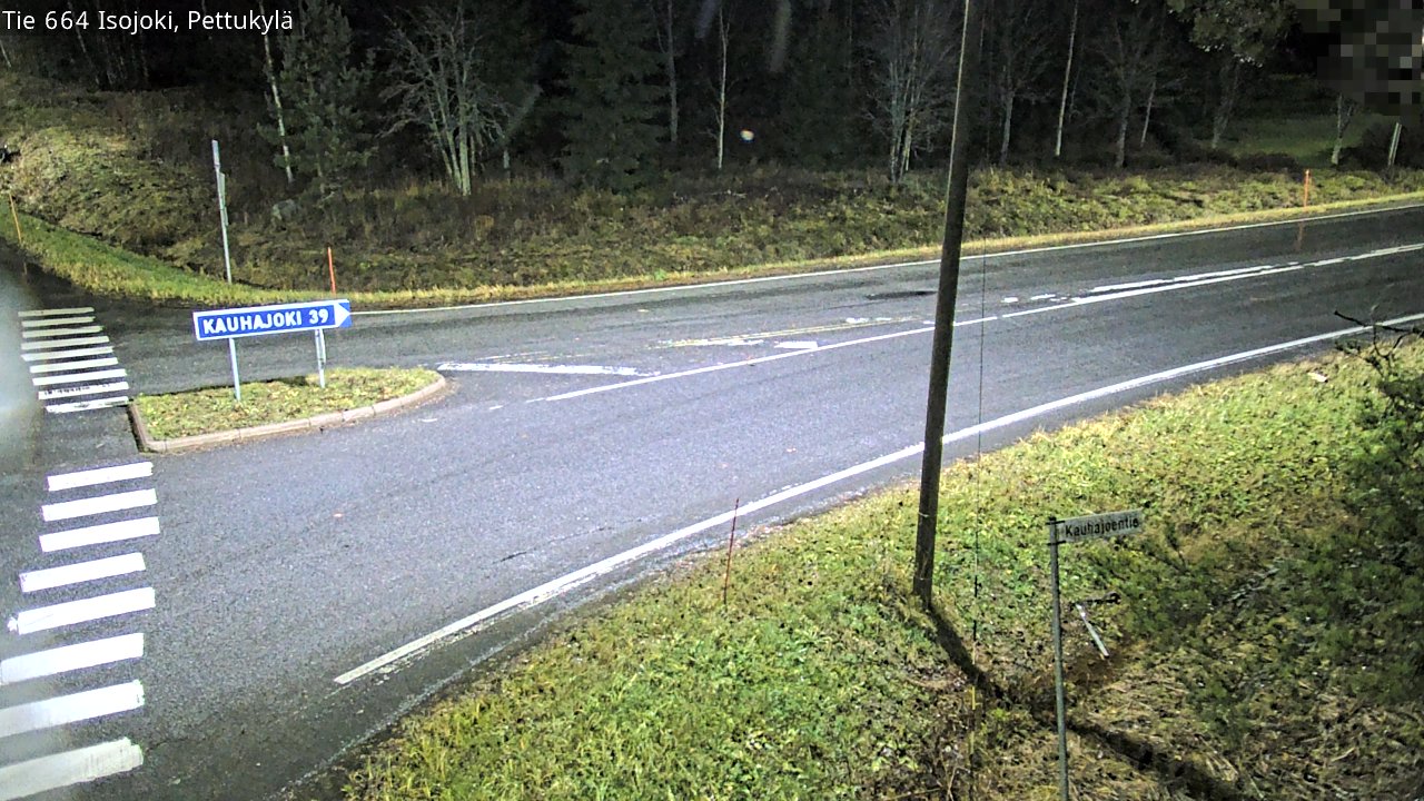 Weather Camera Image Väg 664 Storå Pettukylä, Isojoki, Etelä-Pohjanmaa