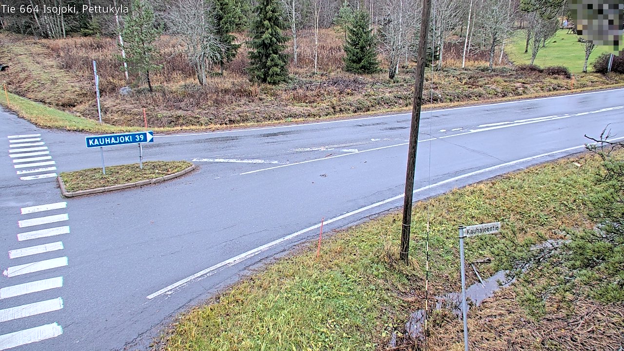 Weather Camera Image Väg 664 Storå Pettukylä, Isojoki, Etelä-Pohjanmaa