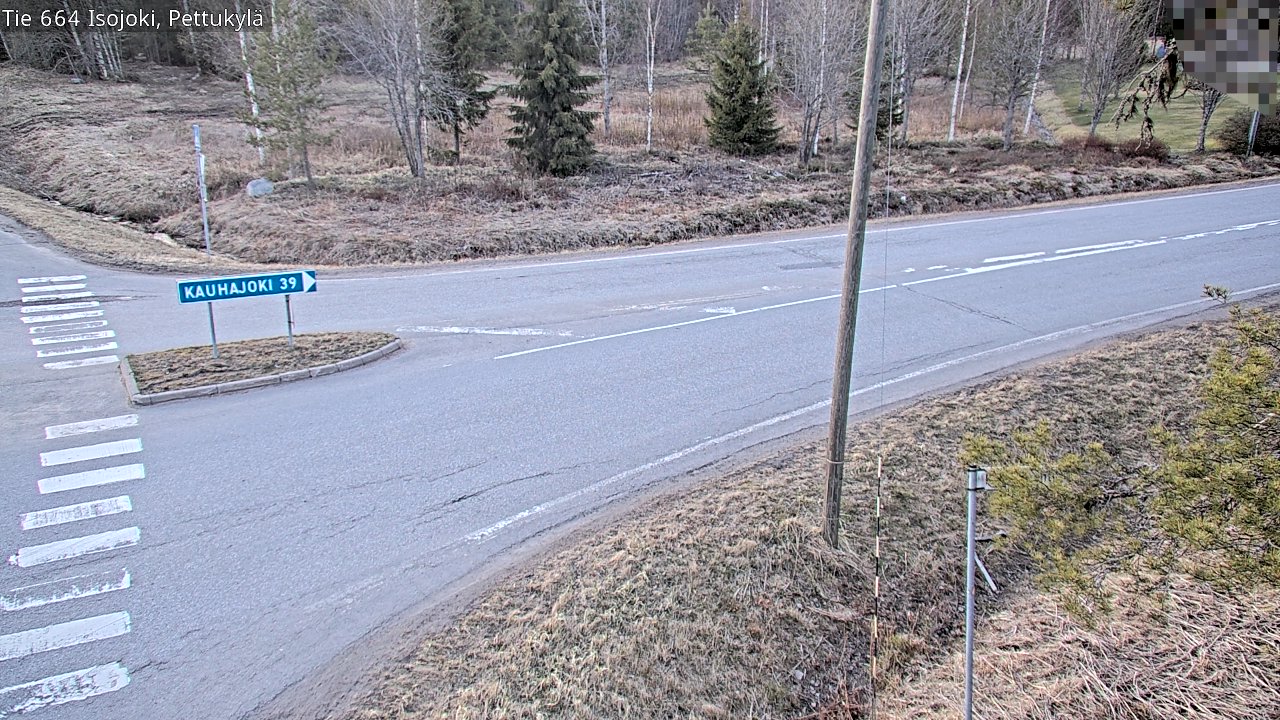 Weather Camera Image Väg 664 Storå Pettukylä, Isojoki, Etelä-Pohjanmaa